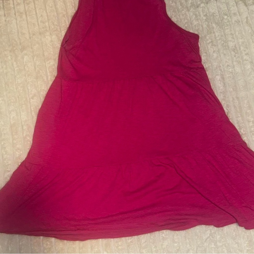 Vibrant Pink Sleeveless Dress